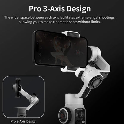 ZHIYUN Smooth 5S 3-Axis Smartphone Handheld Gimbals Stabilizer, Spec: Standard White