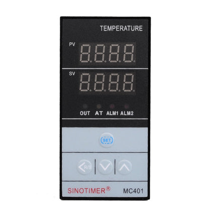 SINOTIMER MC401 Universal Input Short Case PID Intelligent Temperature Controller Meter Heating Cooling Relay SSR Solid State Output