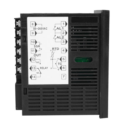 SINOTIMER MC401 Universal Input Short Case PID Intelligent Temperature Controller Meter Heating Cooling Relay SSR Solid State Output