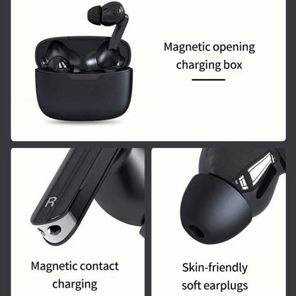 Hishell Y113 Smart Voice Translator Earphone Wireless Earbuds Real Time Instant Online 40 Languages Translate Earphone(White)