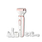 SONAX PRO SN-8666 Appareil épilateur 4-en-1 lavable rechargeable pour femmes (Blanc)