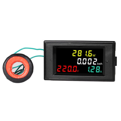 SINOTIMER SPM002 Liquid Crystals AC Digital Voltage And Current Meter Power Monitor, Specification: AC200-450V 100A