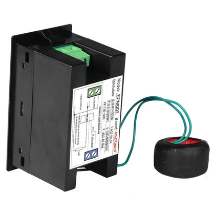SINOTIMER SPM003 AC LED Digital Voltmeter Frequency Factors Meter Power Monitor, Specification: AC200-450V 100A