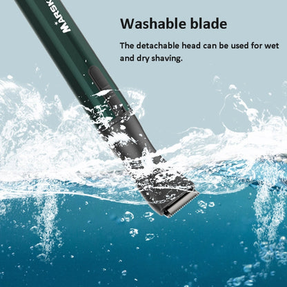 MARSKE  MS-7111 3 In 1 Electric Nose Hair Trimmer Type-C Rechargeable Grooming Instrument(Green)