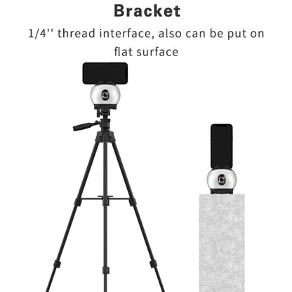 Hishell Rechargeable AI Face Intelligent Follow Shot Gimbal Cell Phone Live Streaming Video Stabilizer(Gold)