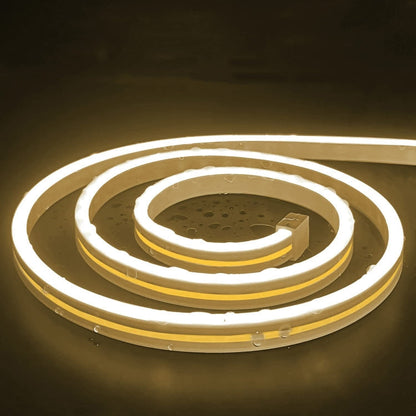 LIXINCORDA 2m 5V USB Touch Control LED Light Strip Flexible Neon Silicone Soft Strip(Warm White)