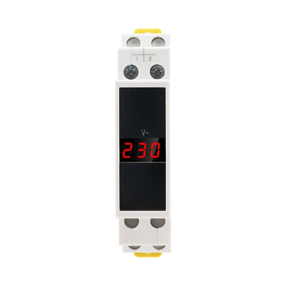 Voltmètre numérique monophasé CA modulaire type rail DIN SINOTIMER SDM011 Instrumentation électronique