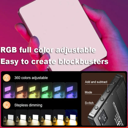 Lampe de poche rechargeable Desiontal M16 RGB Mini lumière de photographie LED Lumière d'appoint pour prise de vue en extérieur
