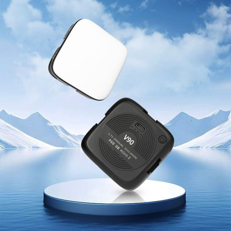 Desiontal V90 Mobile Phone Live Beauty Fill Light LED Pocket Light USB Charging Tofu Lamp(Standard)