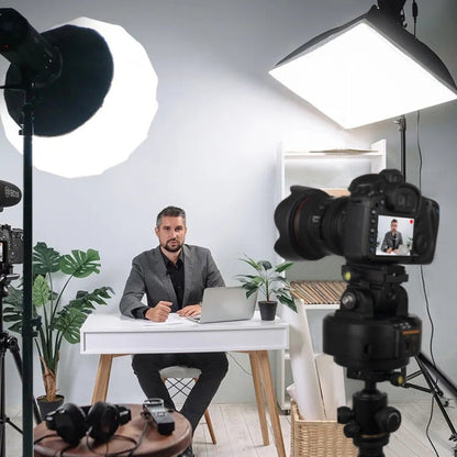 ZIFON YT-2000 Intelligent Electric Gimbal Rocker Panoramic Rotation Face Tracking Cell Phone Camera Live Streaming Artifact(Standard)