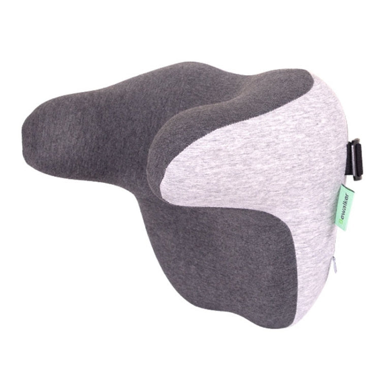 BEWALKER Car Headrest Memory Foam Neck Support Pillow Car Seat Cervical Cushion(Grey)