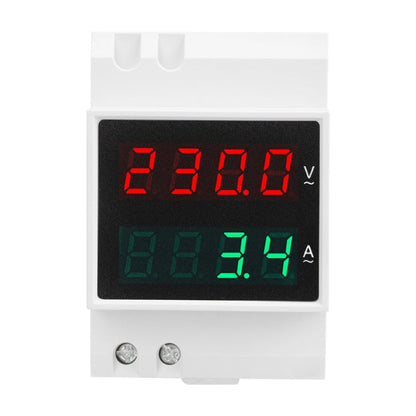 SINOTIMER SDM003-F 4 Digits Display DIN-Rail Single Phase AC Dual Display Voltage And Current Meter
