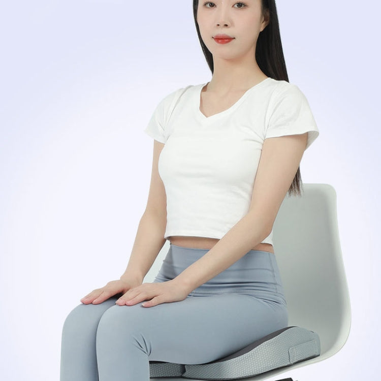 BEWALKER Foldable Travel Seat Cushion Memory Foam Breathable Chair Cushion(Navy)