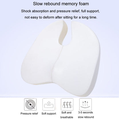 BEWALKER Foldable Travel Seat Cushion Memory Foam Breathable Chair Cushion(Navy)