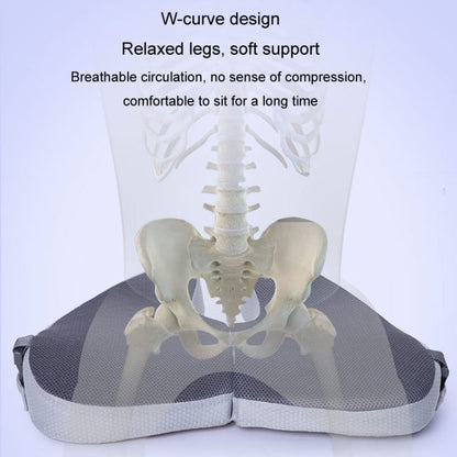 BEWALKER Foldable Travel Seat Cushion Memory Foam Breathable Chair Cushion(Navy)