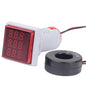 SINOTIMER ST17VAH 3 In 1 Square LED Digital Display AC Voltage Current Frequency Indicator 60-500V 0-100A 20-75Hz(01 Red)