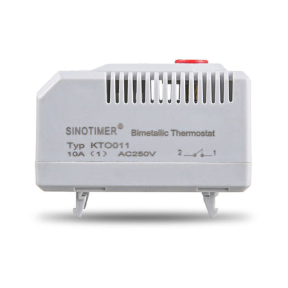 SINOTIMER Small Mechanical Temperature Regulator Control Panel Thermostat, Model: KTO011