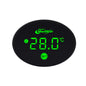 Morfayer Locomotive Multi-function Voltmeter, Green, Specification: 2 in 1