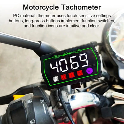 5 in 1 Ambient Temperature Tachometer Morfayer Locomotive Intelligent Multi-function Tachometer