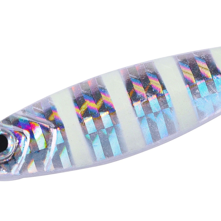 HENGJIA LB149 Slow Cranking Luminous Iron Plate Lead Fishing Bait Lua Naked Fake Bait, Size: 15g(Luminous)