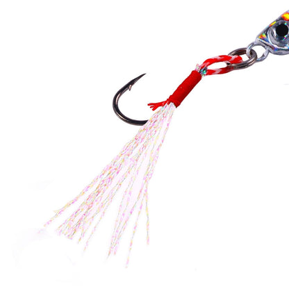 HENGJIA LB149 Slow Cranking Luminous Iron Plate Lead Fishing Bait Lua Naked Fake Bait, Size: 10g(Luminous)
