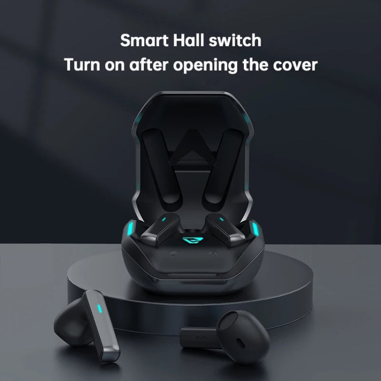 Écouteurs sans fil Bluetooth 5.3 Lenovo TG132, sans capteur, ultra-longue durée de vie, pour le sport, la musique et le jeu (noir)