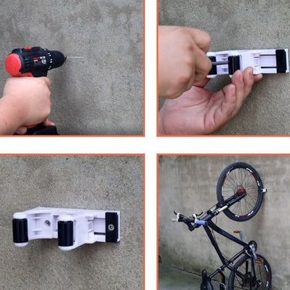 DEEMOUNT RCK-051 Road Bicycle Parking Buckle Wall Hook Mountain Bike Parking Buckle(Black)