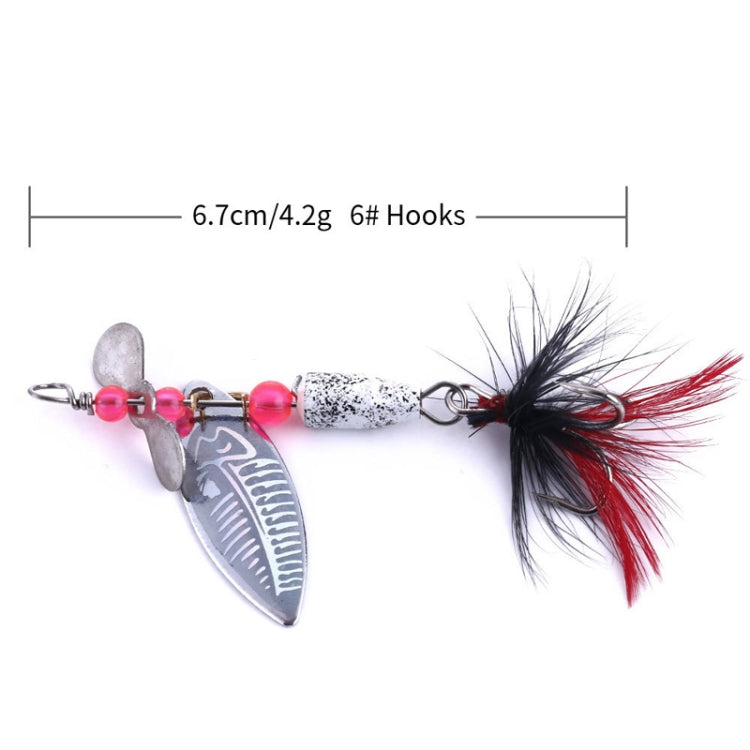 HENGJIA Composite Metal Sequins Fishing Lure Freshwater Fishing Dummy Bait, Model: SP018