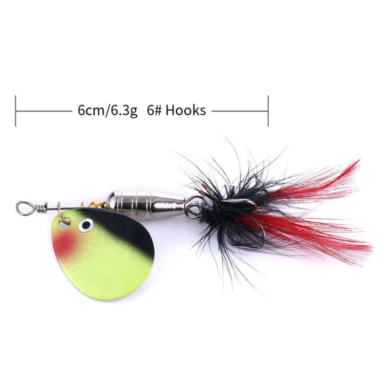 HENGJIA Composite Metal Sequins Fishing Lure Freshwater Fishing Dummy Bait, Model: SP021