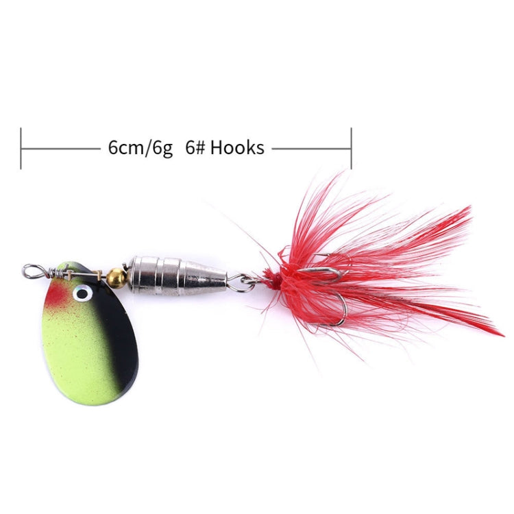 HENGJIA Composite Metal Sequins Fishing Lure Freshwater Fishing Dummy Bait, Model: SP022