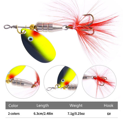 HENGJIA Composite Metal Sequins Fishing Lure Freshwater Fishing Dummy Bait, Model: SP018