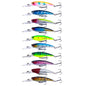 10colors /Set HENGJIA MI103 Diving Minnow Dummy Bait Biomimetic Lua Hard Lure, Size: 9.5cm 7.2g