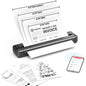Phomemo Q302 Imprimante Thermique Sans Fil Wifi Bluetooth 300 dpi Support Papier Thermique Multi-Tailles