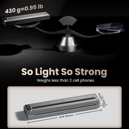 Phomemo Q302 Imprimante Thermique Sans Fil Wifi Bluetooth 300 dpi Support Papier Thermique Multi-Tailles
