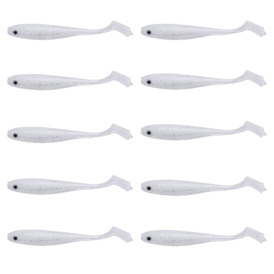 Leurre souple HENGJIA T-Tail, 7,5 cm, 10 pièces/paquet, pour pêche en eau douce (Couleur 4)