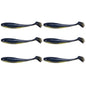 10.5cm 6pcs /Pack HENGJIA T-Tail Soft Dummy Bait Freshwater Fishing Lures(Color 1)