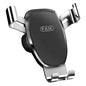 FAIK Car Cell Phone Holder Air Vent Triangle Gravity Sensor Car Phone Bracket, Color: Silver Frosted Model