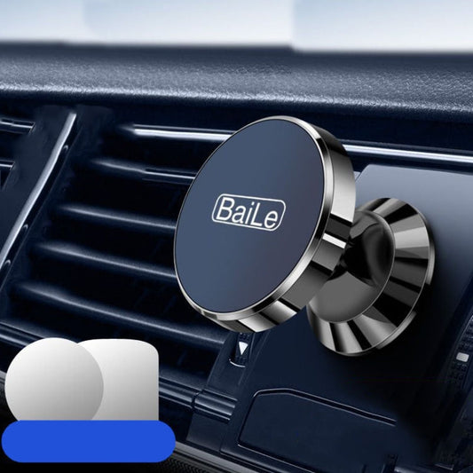 Support de Téléphone de Voiture Magnétique BaiLe, Support de Navigation Fixe Universel pour Tableau de Bord de Voiture, Couleur : Noir autocollant