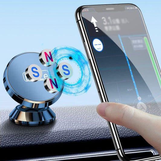 Support de Téléphone de Voiture Magnétique BaiLe, Support de Navigation Fixe Universel pour Tableau de Bord de Voiture, Couleur : Noir autocollant