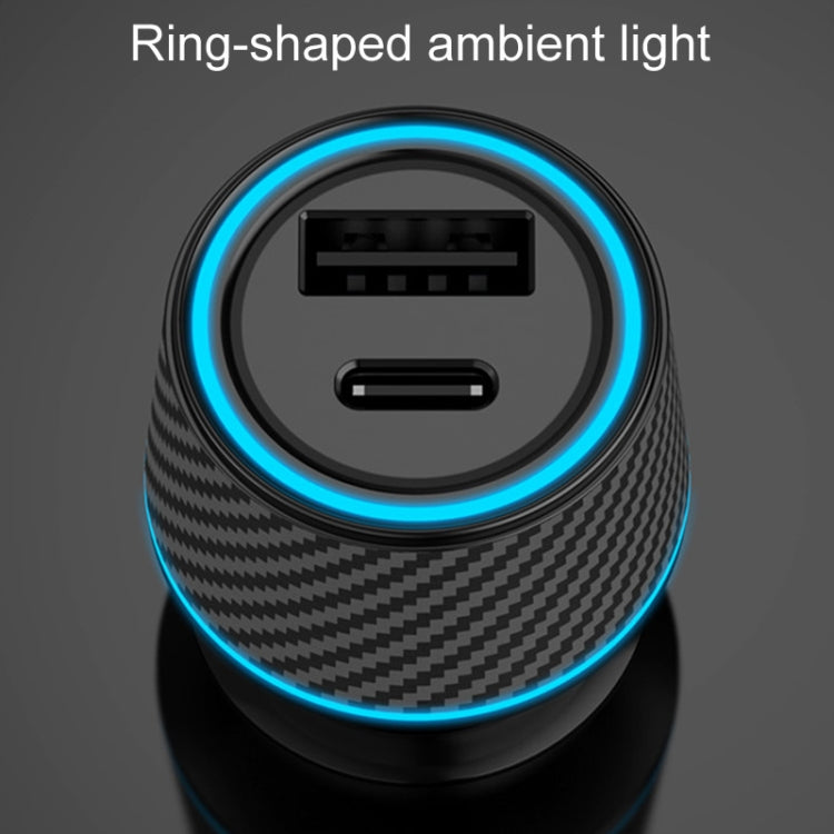 QIAKEY Dual Fast Charging Charger One To Two Cigarette Lighter, Size: TH219 48W(Black)