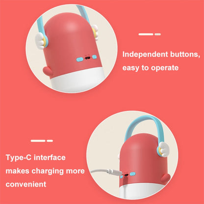 ICARER FAMILY IF-P001 Cute Cartoon Shaped Ornaments Angel Wings Handheld Night Light(Warm Light)