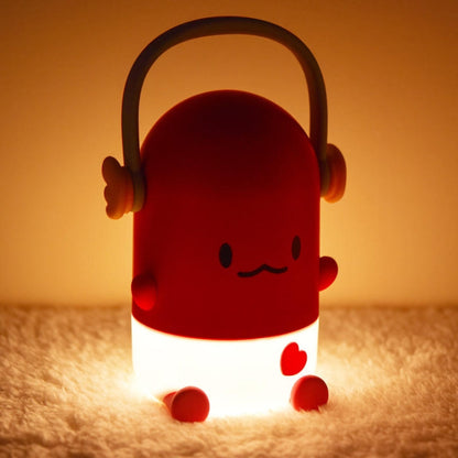 ICARER FAMILY IF-P001 Cute Cartoon Shaped Ornaments Angel Wings Handheld Night Light(Warm Light)