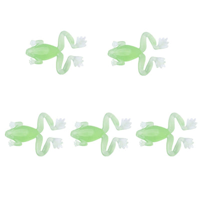 5pcs /Pack HENGJIA SO193 Thunderfrog Soft Bait Lua Fishing Dummy Lures, Size: 5.5cm 2.7g(Luminous Color)