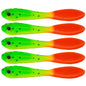 7cm 5pcs /Pack HENGJIA SO177 Dual Color Imitation Fishing Lure Freshwater Soft Dummy Bait(Color 1)