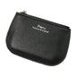 Leisure Ultra-thin Ladies Coin Purse Zippered Mini Wallet(Black)