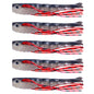 6.6cm 5pcs /Pack HENGJIA SO175 Two Color Split Fork Soft Bait Freshwater Fishing Salmon Lures(Color 4)