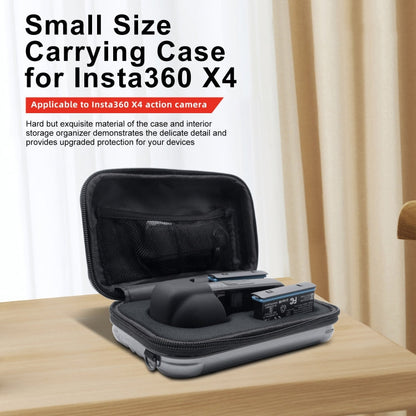 For Insta360 X5 / X4 aMagisn Storage Bag Hard Shell Protective Case(Gray)