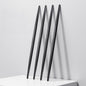 HAOCAI 40cm Car Door Anti-collision Strip Door Edge Bumper Protector, Color: 4pcs Black