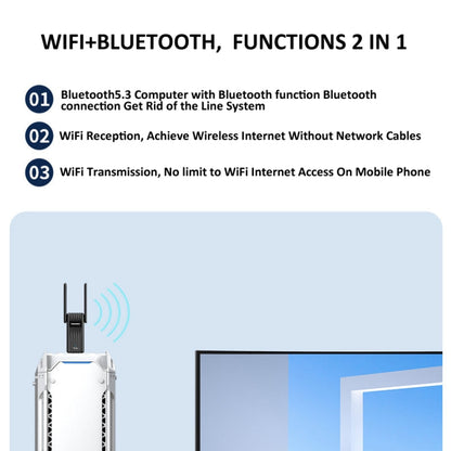 COMFAST CF-943F 900Mbps Wifi6 Bluetooth Network Card 2.4G/5G USB Adapter