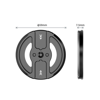 HEPAIL MS06 Magsafe Magnetic Base Mobile Phone Photography Fixed Bracket